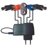 Behringer PSU-HSB-ALL adapter zasilający/ inwentor Wewnętrzna 15 W Czarny