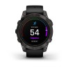 Zegarek sportowy Garmin EPIX PRO (GEN 2) AMOLED 47mm Sapphire Carbon Gray DLC Titanium Czarny