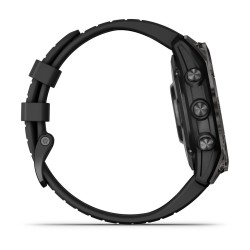 Zegarek sportowy Garmin EPIX PRO (GEN 2) AMOLED 47mm Sapphire Carbon Gray DLC Titanium Czarny