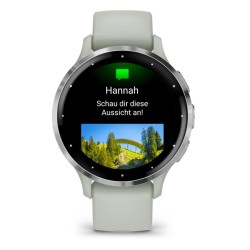 Zegarek Garmin Venu 3S 41mm Srebrny