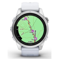 Zegarek sportowy Garmin Epix PRO (Gen 2) AMOLED 42mm SS Whitestone/Srebrny