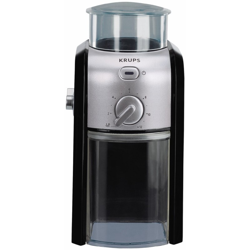 Młynek elektryczny do kawy Krups GVX242 (110W żarnowy kolor czarny, kolor srebrny)