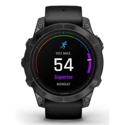 Zegarek sportowy Garmin EPIX PRO (GEN 2) AMOLED 47mm Slate Gray Black/Black Band