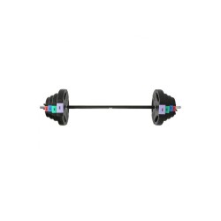 Sztanga z zmiennym obciążeniem One Fitness GSPO40 42 kg / talerze kompozytowe