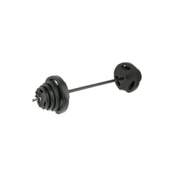 Sztanga z zmiennym obciążeniem One Fitness GSPO40 42 kg / talerze kompozytowe