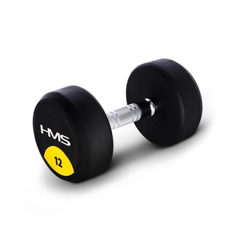 Hantla gumowana 12kg HMS HG PRO 12 Hantla gumowana 12kg HMS HG PRO 12