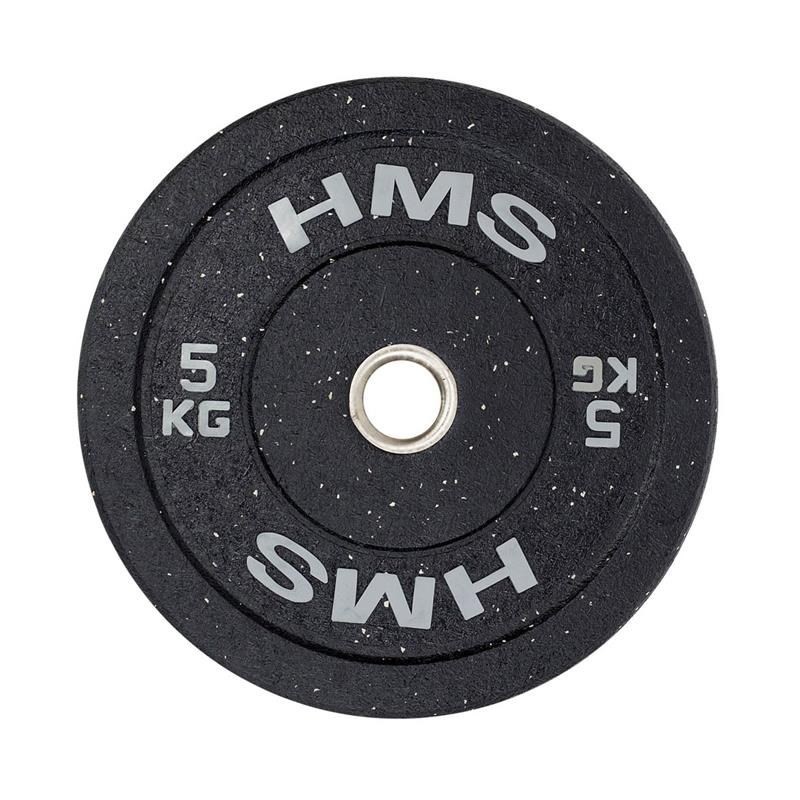 Talerz olimpijski Bumper 5 kg Szary HMS HTBR05 Talerz olimpijski Bumper 5 kg Szary HMS HTBR05