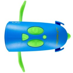 Lampka rowerowa z klaksonem HORNIT Mini GREEN - BLUE 5353GRBU