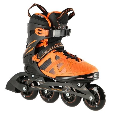 Łyżworolki NILS Extreme NA14112 czarno-pomarańczowe rozm. 38