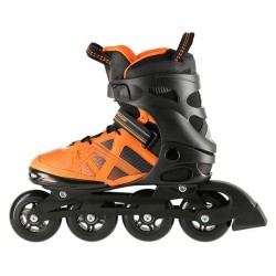 Łyżworolki NILS Extreme NA14112 czarno-pomarańczowe rozm. 38
