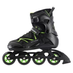 Łyżworolki NILS Extreme NA9022 czarno-zielone rozm. 40
