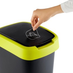 Rotho kosz na śmieci obrotowy TWIST limonkowy 10L