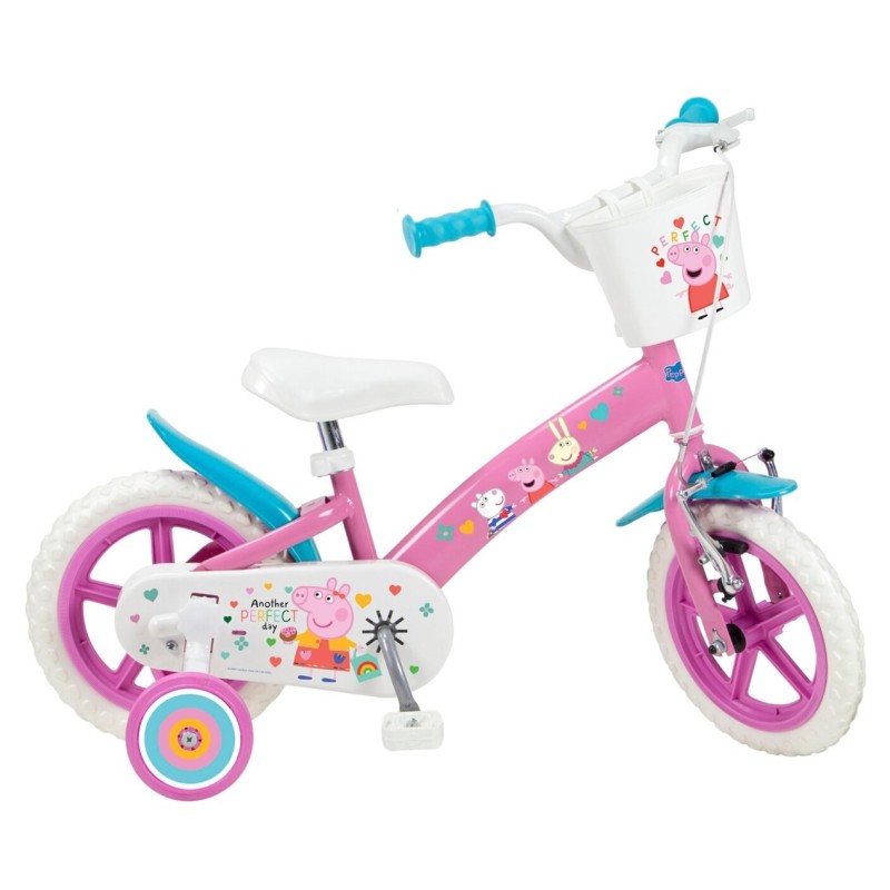 Rower dziecięcy 12" Świnka Peppa różowa 1195 Pink Rower dziecięcy 12" Świnka Peppa różowa 1195 Pink