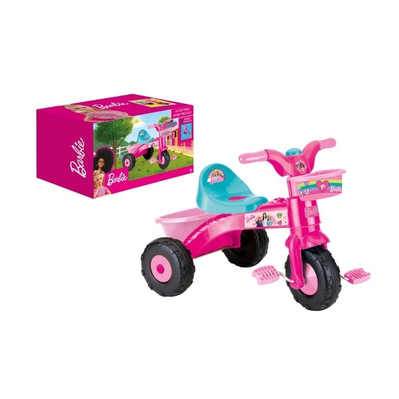 Rowerek trójkołowy DOLU Barbie 1606 16065 różowy