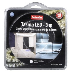 Taśma LED Activejet AJE-LED STRIPE (200 lm Neutralny 3m 3.5 W IP67)