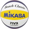 Piłka siatkowa plażowa Mikasa BV551C-WYBR Beach Classic biało-żółto-niebieska rozmiar 5