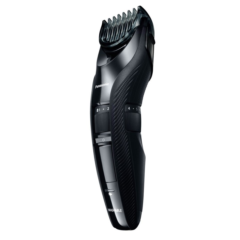 Trymer do włosów Panasonic ER-GC53, na mokro i sucho, 19 kroków długości, precyzyjny co 0.5 mm, czarny Trymer do włosów Panasonic ER-GC53, na mokro i sucho, 19 kroków długości, precyzyjny co 0.5 mm, czarny