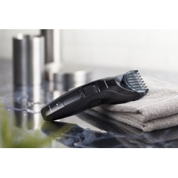 Trymer do włosów Panasonic ER-GC53, na mokro i sucho, 19 kroków długości, precyzyjny co 0.5 mm, czarny