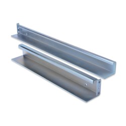 Wspornikowe szyny prowadzące w kształcie L do szaf serwerowych 483 mm (19")