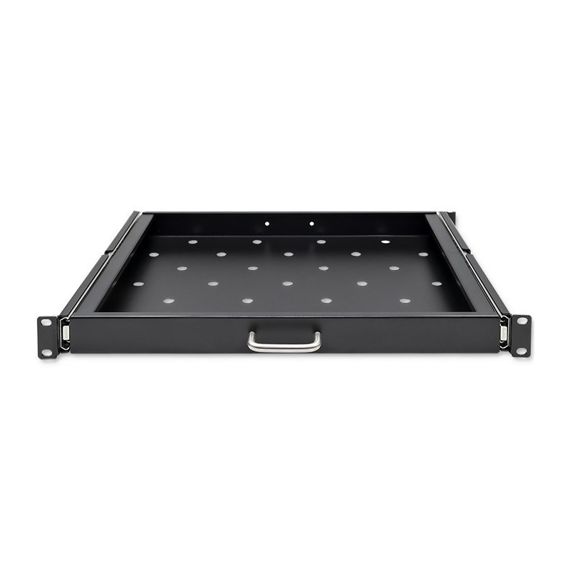 QOLTEC PÓŁKA Z UCHWYTEM DO SZAFY RACK | 600600 | WYSUWANA | CZARNA QOLTEC PÓŁKA Z UCHWYTEM DO SZAFY RACK | 600600 | WYSUWANA | CZARNA