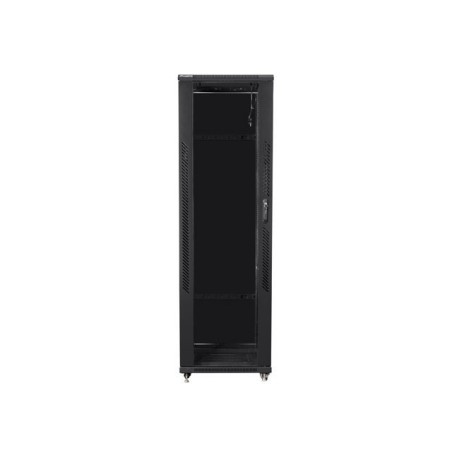 LANBERG SZAFA STOJĄCA RACK 19" 42U 600X1000 DRZWI SZKLANE CZARNA FF01-6042-12B (FLAT PACK)