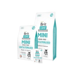 Brit Care Mini Grain Free Light Sterilised - sucha karma dla psów dorosłych małych ras z nadwagą i po sterylizacji - 7 kg