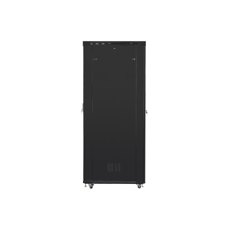 LANBERG SZAFAS TOJĄCA RACK 19" 47U 800X1200 DRZWI SZKLANE LCD CZARNA FF01-8247-12BL