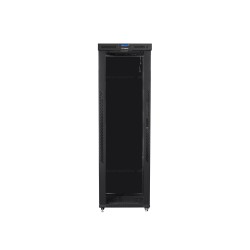 LANBERG SZAFAS TOJĄCA RACK 19" 47U 800X1200 DRZWI SZKLANE LCD CZARNA FF01-8247-12BL