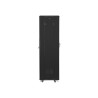 Szafa jednosekcyjna, zamykana na zamek Lanberg FF01-6642-12B (42U 19'' 2050mm / 600mm / 600 mm stojąca Pełne, Szklane 800 kg