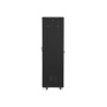 Szafa jednosekcyjna, zamykana na zamek Lanberg FF01-6642-12B (42U 19'' 2050mm / 600mm / 600 mm stojąca Pełne, Szklane 800 kg