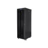 LANBERG SZAFA STOJĄCA RACK 19" 37U 600X800 DRZWI SZKLANE LCD CZARNA FF01-6837-12BL (FLAT PACK)