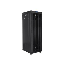 LANBERG SZAFA STOJĄCA RACK 19" 37U 600X800 DRZWI SZKLANE LCD CZARNA FF01-6837-12BL (FLAT PACK)