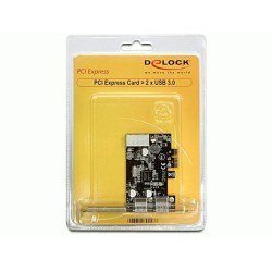 DELOCK KARTA PCI-E - USB 3.0 2-PORT 89243
