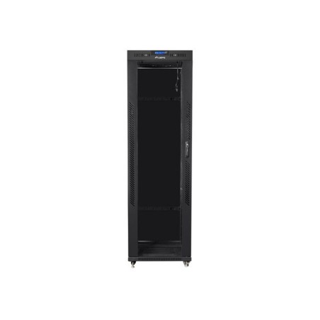 LANBERG SZAFA STOJĄCA RACK 19" 42U 600X600 DRZWI SZKLANE LCD CZARNA FF01-6642-12BL (FLAT PACK)