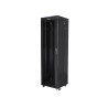 LANBERG SZAFA STOJĄCA RACK 19" 42U 600X600 DRZWI SZKLANE LCD CZARNA FF01-6642-12BL (FLAT PACK)