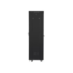LANBERG SZAFA STOJĄCA RACK 19" 42U 600X600 DRZWI SZKLANE LCD CZARNA FF01-6642-12BL (FLAT PACK)