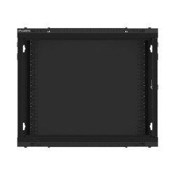 LANBERG SZAFA WISZĄCA RACK 19" 9U 600X600 DRZWI METALOWE CZARNA (FLAT PACK) WF01-6609-00B