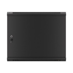 LANBERG SZAFA WISZĄCA RACK 19" 9U 600X600 DRZWI METALOWE CZARNA (FLAT PACK) WF01-6609-00B
