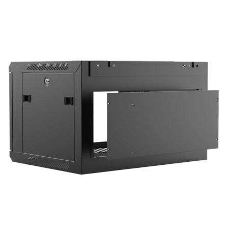 CAYMON SZAFA RACK 19" 6 UNITS - 450MM (D), ZDEJMOWANA TYLNA ŚCIANKA, CZARNA