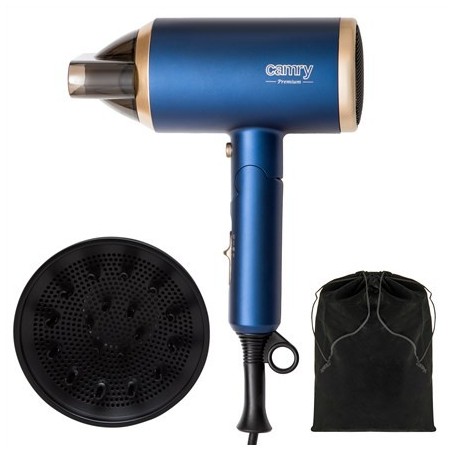 Kamera | Suszarka do włosów | CR 2268 | 1800 W | Liczba ustawień temperatury 2 | Funkcja jonowa | Dysza dyfuzora |