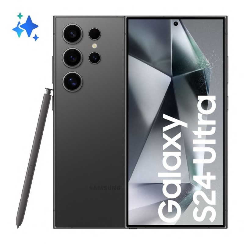 Smartfon Samsung Galaxy S24 Ultra (S928) 12/256GB 6,8" 3120x1440 5000mAh 5G Dual SIM Titanium Black Smartfon Samsung Galaxy S24 Ultra (S928) 12/256GB 6,8" 3120x1440 5000mAh 5G Dual SIM Titanium Black