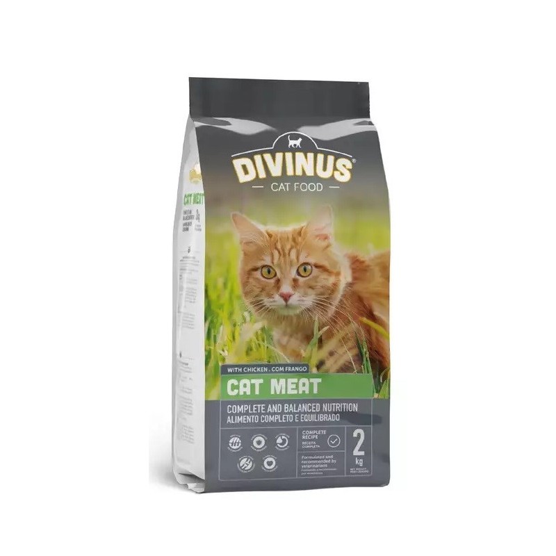 DIVINUS Cat Meat - sucha karma dla kota - 2 kg