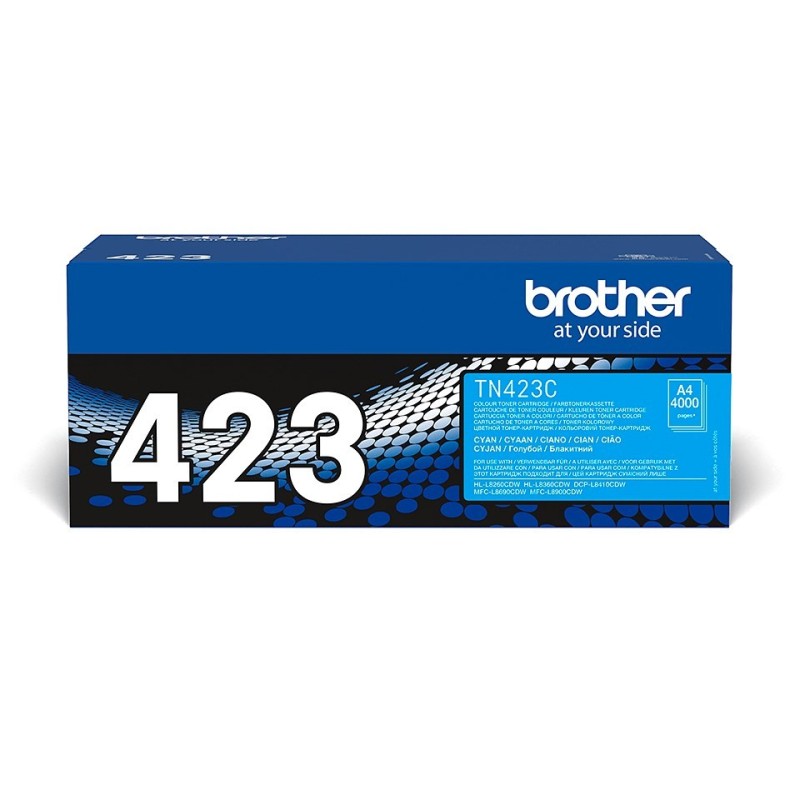 Toner Brother niebieski TN423C TN-423C, 4000 str. Toner Brother niebieski TN423C TN-423C, 4000 str.