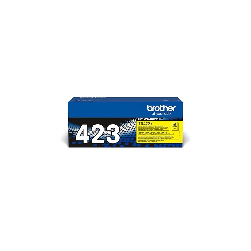 Toner Brother żółty TN423Y TN-423Y, 4000 str. Toner Brother żółty TN423Y TN-423Y, 4000 str.