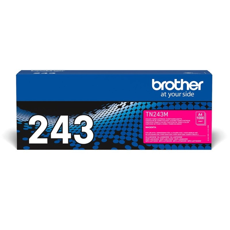 Brother TN-243M kaseta z tonerem 1 szt. Oryginalny Purpurowy Brother TN-243M kaseta z tonerem 1 szt. Oryginalny Purpurowy