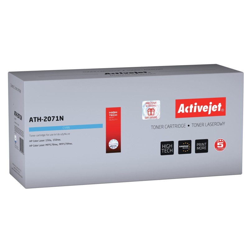Activejet ATH-2071N Toner (zamiennik HP 117A W2071A 2071A Supreme 700 stron niebieski) Activejet ATH-2071N Toner (zamiennik HP 117A W2071A 2071A Supreme 700 stron niebieski)