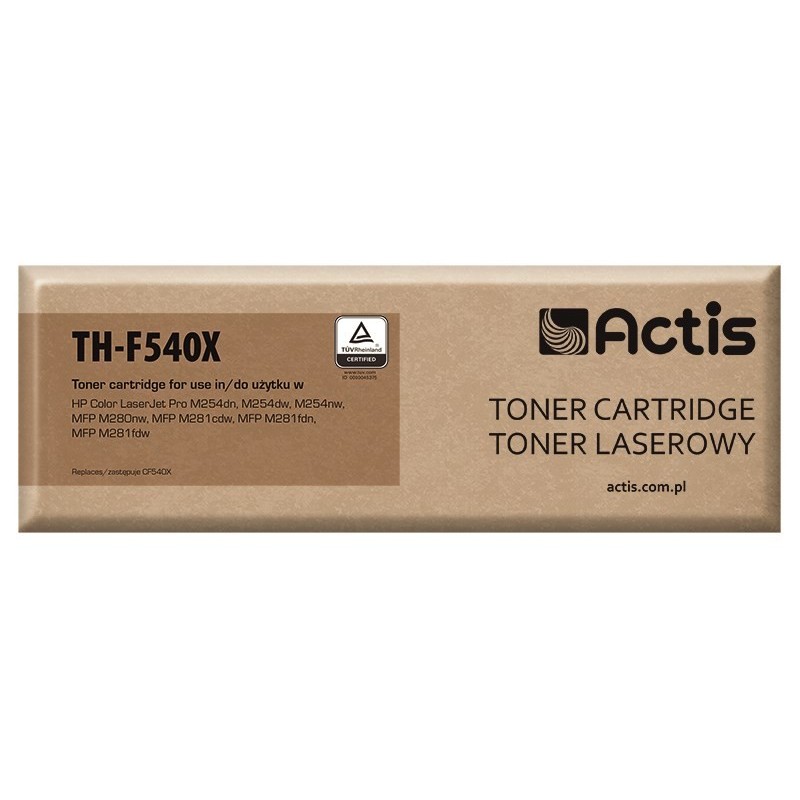 Actis TH-F540X Toner (zamiennik HP 203X HP203X CF540X Standard 3200 stron czarny) Actis TH-F540X Toner (zamiennik HP 203X HP203X CF540X Standard 3200 stron czarny)