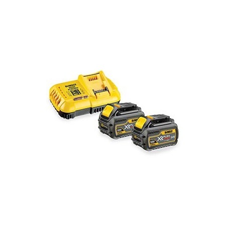 Zestaw akumulatorów z ładowarką do Dewalt XR DeWalt XR Flexvolt DCB118T2 (Li-Ion)