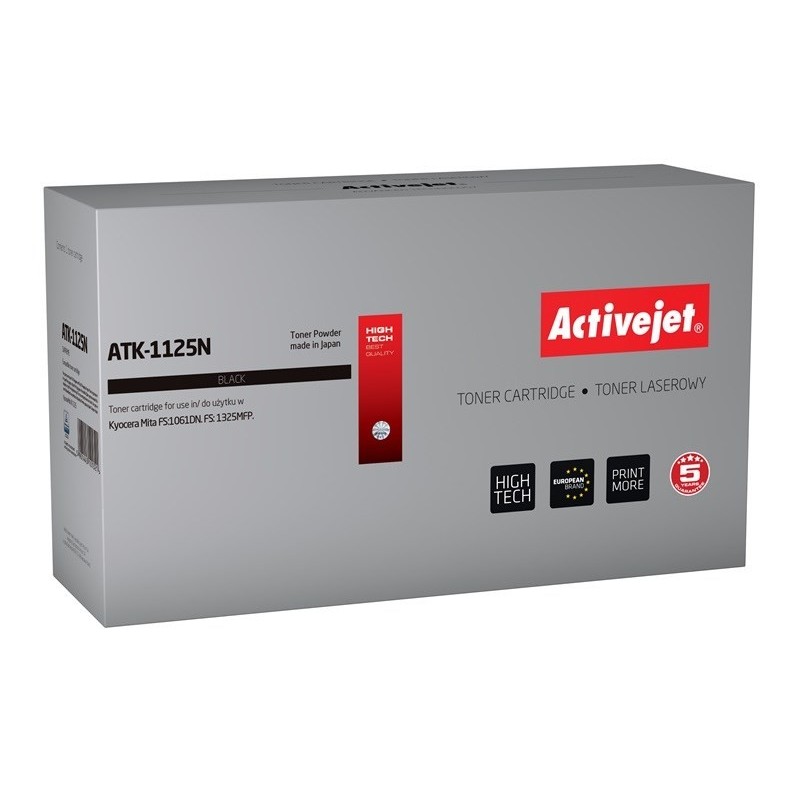 Activejet ATK-1125N Toner (zamiennik Kyocera TK-1125 Supreme 2100 stron czarny) Activejet ATK-1125N Toner (zamiennik Kyocera TK-1125 Supreme 2100 stron czarny)