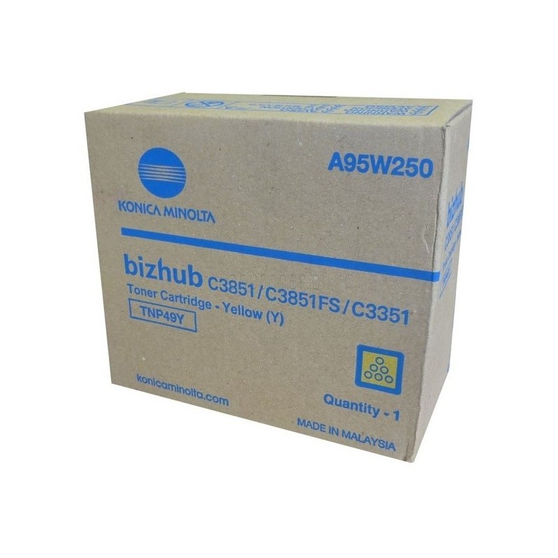 Konica-Minolta Toner TNP-49 A95W250 Yellow Konica-Minolta Toner TNP-49 A95W250 Yellow
